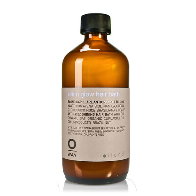 rolland O-way SILK'N GLOW シルク・アンド・グロー ヘアバス グラスボトル240ml